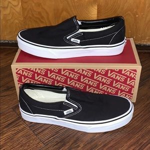 black slip on vans